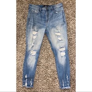 Hollister High Waisted Jeans with Rips